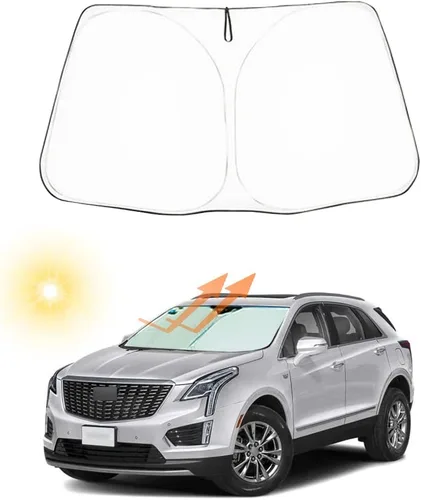 Vista 12 de Parasol para parabrisas automático personalizado para Cadillac XT4 2023 2022 2021 2020 2019 plegable para ventana delantera de automóvil, accesorios