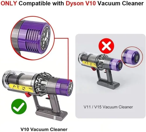 Vista 2 de Conjunto de botón de interruptor y gatillo piezas de repuesto compatibles con piezas de repuesto de botón de encendido de aspiradora V10 SV12