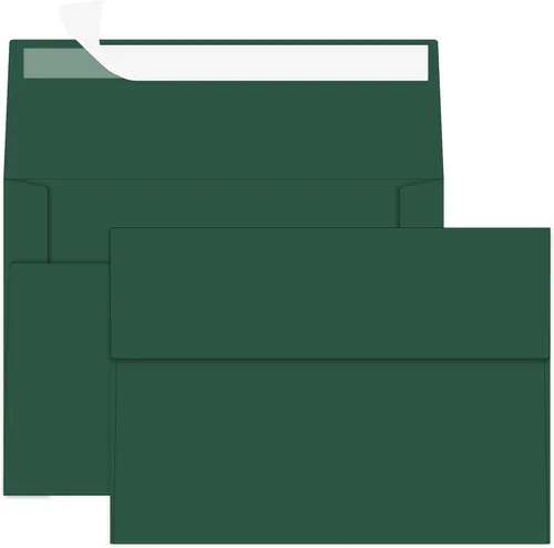Vista 17 de 100 Paquetes Sobres Negros de 4 x 6 pulgadas para Tarjeta de Invitación, Sobres Pequeños A6 Autoadhesivos para Bodas, Fiestas de Cumpleaños, Baby
