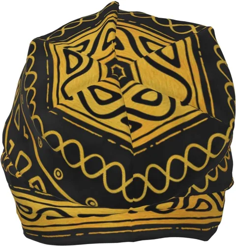 Vista 45 de Gorro africano holgado de invierno, gorro de punto casual para hombres y mujeres