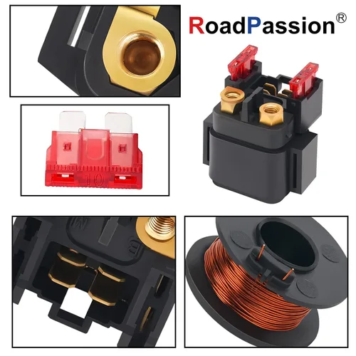 Vista 3 de Road Passion Relé solenoide de arranque para Yamaha Rhino 450 YXR450 2006 Raptor 660 YFM660 2001-2005 Rhino 660 YXR660 2004-2006 ATV