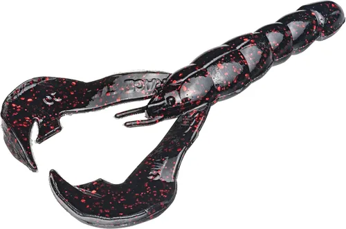 Vista 13 de Strike King Rage Tail Cangrejo Ámbar Verde Negro