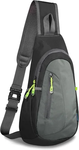 Vista 19 de TITECOUGO Bolso bandolera pequeño, mochila cruzada ligera para hombres y mujeres, bolsa de hombro para deportes y exteriores