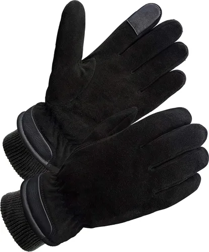 Vista 8 de SKYDEER 3M Thinsulate Thermal Winter Work Gloves with Windproof Premium Genuine Deerskin Suede Leather (Unisex SD8671T)
