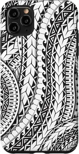 Vista 13 de Funda de arte tribal polinesio para iPhone 16