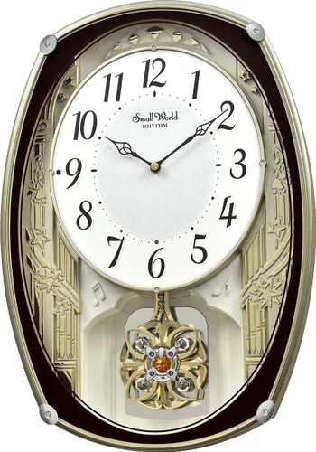 Vista 7 de Rhythm Clock s "Caprice" Reloj de movimiento musical