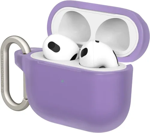 Vista 7 de RHINOSHIELD Funda para AirPods con mosquetón compatible con Apple [AirPods 3], protección contra caídas de grado militar, resistente a los arañazos