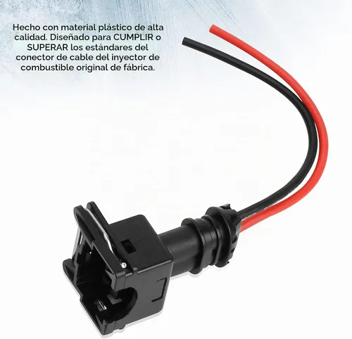 Vista 5 de 8 piezas de conector de inyector de combustible EV1 OBD1 enchufe arnés de cable de cableado coleta telar clip corte para RC, Bosch, Honda, Ford