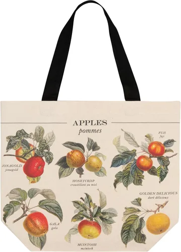Vista 2 de Now Designs Printed Reusable Cotton Tote Bag, 15 x 18 inch