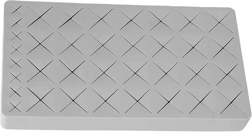 Vista 9 de Organizador minimalista de lápiz labial, caja de almacenamiento de maquillaje de silicona, 36 rejillas, gris, belleza/maquillaje