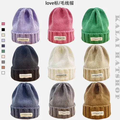 Vista 2 de RICHTRUE Lindos gorros para mujer, gorros holgados para mujer, accesorios de grunge, sombreros lindos