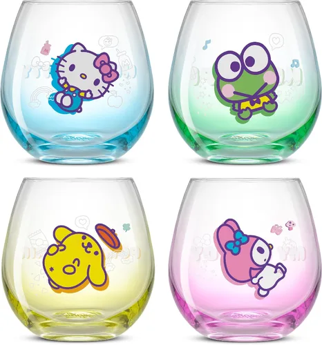 Vista 15 de JoyJolt Star Wars™ - Vasos para casco sin tallo, juego de 4 vasos grandes de vidrio de 19 onzas, regalos de cocina de guerra y coleccionables