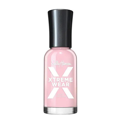 Vista 135 de Sally Hansen Xtreme Wear Esmalte de uñas sin rayas, acabado brillante, duradero, resistente a las astillas, transparente, color de uñas plateado 130