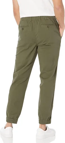 Vista 2 de Tienda Essentials Pantalones de jogging para hombre, de algodón, ajuste delgado, cómodos, elegantes