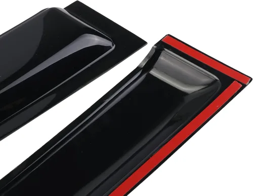 Vista 3 de FEIDKS Viseras laterales con cinta adhesiva, deflector protector de lluvia, juego de 4 piezas para Chevrolet Equinox 2018-2022