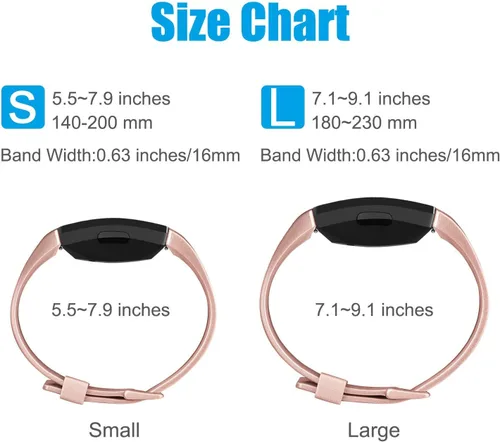 Vista 5 de AK Pulseras de TPU suaves compatibles con Fitbit Inspire 2/Fitbit Inspire HR/Fitbit Inspire/Fitbit Ace 2, correas deportivas impermeables