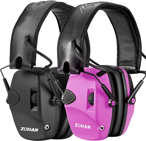 Vista 9 de ZOHAN EM054 Electronic Ear Protection for Shooting Range with Sound Amplification Noise Reduction, Ear Muffs for Gun Range