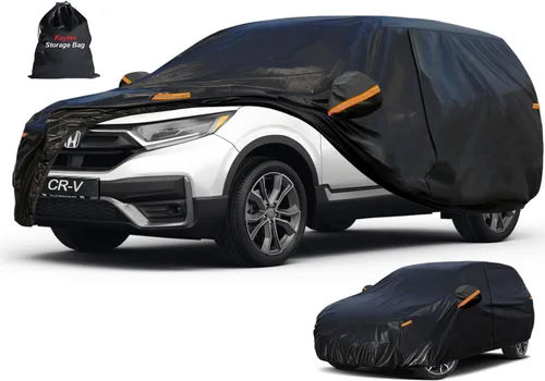 Vista 12 de Kayme Cubierta de auto SUV de 7 capas ajuste personalizado para BMW X1 (2009-2025), impermeable, para todo tipo de clima, para automóviles, cubierta
