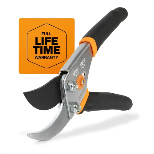 Vista 8 de Fiskars - Tijeras bypass de podar, podadora con capacidad de corte de 1 pulgada, con Softgrip, hoja de acero afilada y resistente al óxido que se