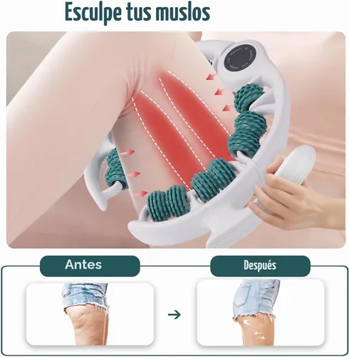 Vista 2 de Herramienta de masaje de celulitis, masajeador de drenaje linfático para piernas