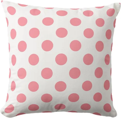Vista 24 de Fundas de almohada de lunares negros sobre beige de 16 x 16 pulgadas, fundas de almohada decorativas rústicas y cuadradas para decoración del sofá