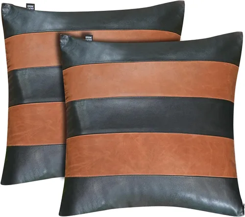 Vista 89 de Funda de almohada de piel de cordero – Funda de cojín decorativa para sofá – Fundas para sala de estar y dormitorio, 22 x 22 pulgadas – Paquete de 2
