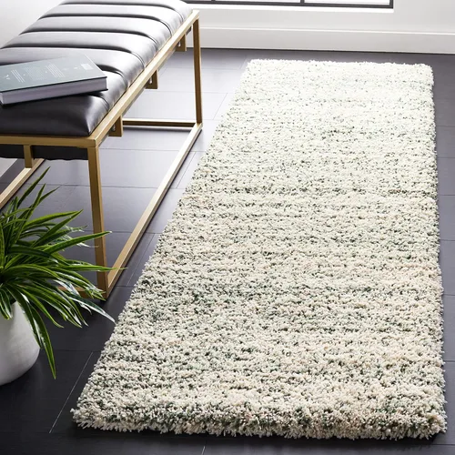Vista 50 de SAFAVIEH Hudson Shag Collection - Alfombra decorativa de 2 x 3 pies, color marfil y azul marino, no desprende pelusa y de fácil cuidado, 2 pulgadas