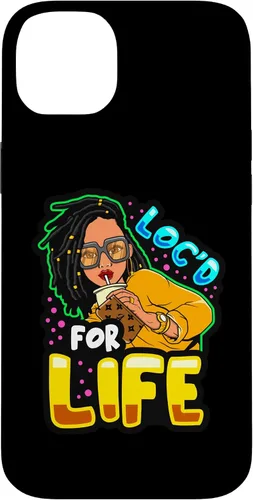 Vista 15 de Loc'd for Life Funny Locs Black Queen Dreadlocks Women Girls Case for iPhone 17