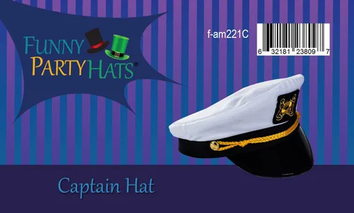 Vista 4 de Sombrero de capitán para adultos de Funny Party Hats