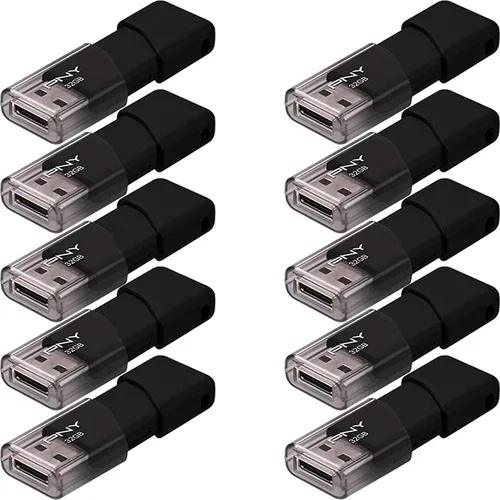 Vista 11 de PNY Unidad flash USB 2.0 Attaché 3 de 16 GB, color negro (paquete de 10)