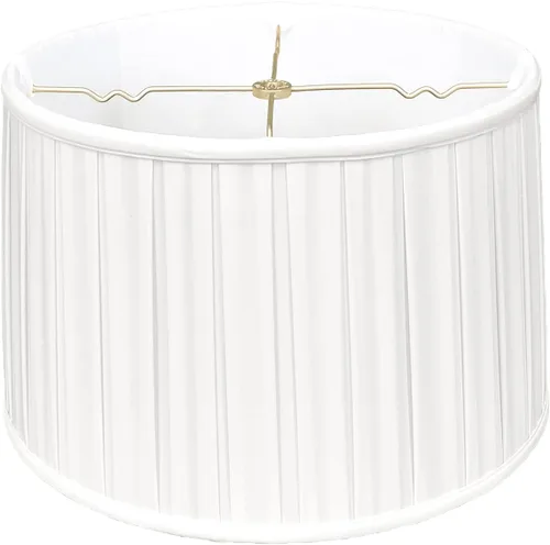 Vista 12 de Royal Designs "Shallow Drum English Box - Pantalla básica plisada para lámpara, oro antiguo, 11" x 12" x 8.5" (BS-748-12AGL)