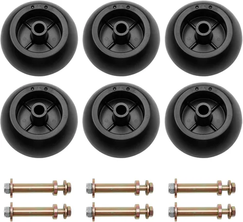 Vista 11 de Kit de ruedas antidescascarillado para cortacésped compatible con Bad Boy 022-5234-98 Exmark 103-4051 103-7263 y muchos con diámetro de eje de 5/8