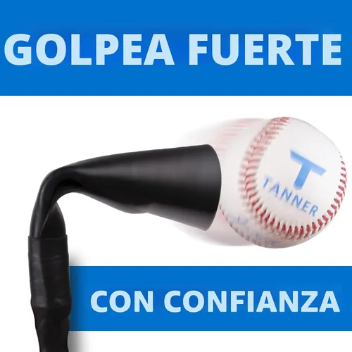 Vista 7 de Tanner Tee The Original Batting Tee – Tee de bateo profesional ajustable para béisbol y softbol, eje de acero, base compuesta, parte superior