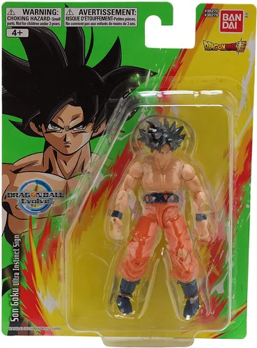 Vista 3 de Bandai Namco - Dragon Ball Super - Goku Ultra Instinct, figura de acción de 5 pulgadas Dragon Ball Evolve