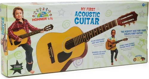 Vista 3 de Guitarra clásica Hohner HAG250P tamaño pequeño, Natural