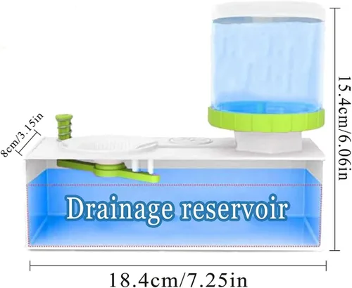 Vista 2 de Limpiador de pinceles multifuncional, enjuagador y depurador para pinturas acrílicas, acuarelas y a base de agua - Suministros de arte