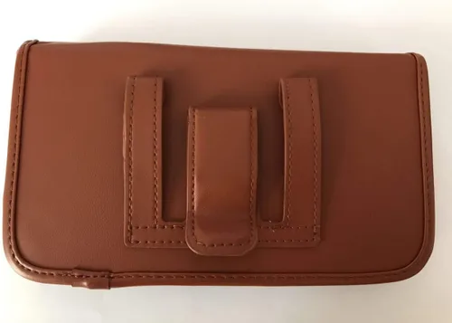 Vista 2 de Golden Sheeps - Funda de piel compatible con Samsung S10 Plus/5G, Note 9/8/5/4, S9 Plus, S8 Plus XXL, funda de piel con clip para cinturón