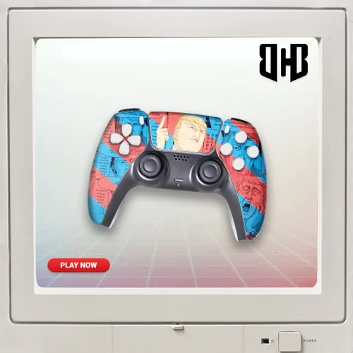 Vista 180 de Battman Custom PS-5 Controller Wireless compatible with Play-Station 5 Console by BCB Controllers Proudly Customized in USA with Permanent