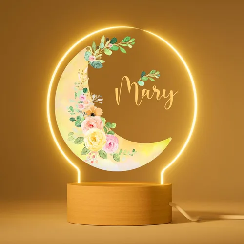 Vista 11 de Luz nocturna personalizada, luz nocturna acrílica Koala, regalos personalizados para niños, nombre personalizado, brillo ajustable, alimentación