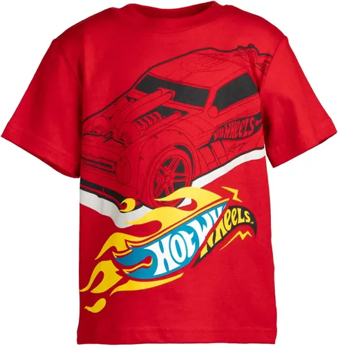 Vista 5 de Hot Wheels Paquete de 3 camisetas gráficas para niños pequeños y grandes