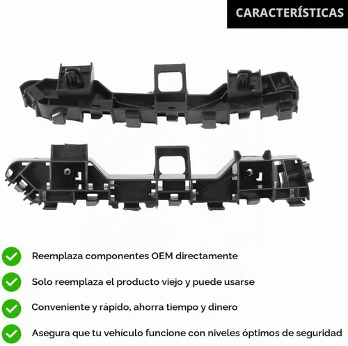 Vista 7 de 1 par de soporte de parachoques delantero izquierdo y derecho - Compatible para Honda Accord 2013-2017 - Reemplazo de la pieza 71193T2AA01