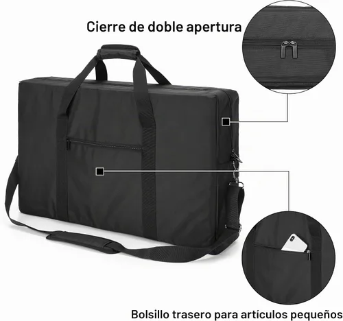 Vista 4 de samdew Funda de transporte para estufa de campamento, bolsa de almacenamiento para estufa de campamento compatible con estufa de gas Coleman de 2