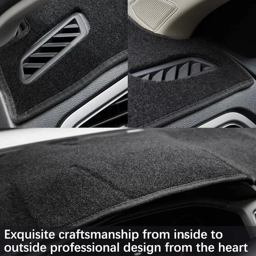 Vista 5 de Alfombrilla para salpicadero compatible con Chevy Tahoe Suburban Denali Avalanche 07-14, GMC Yukon/XL, Chevy Silverado 07-13, GMC Sierra sin altavoz