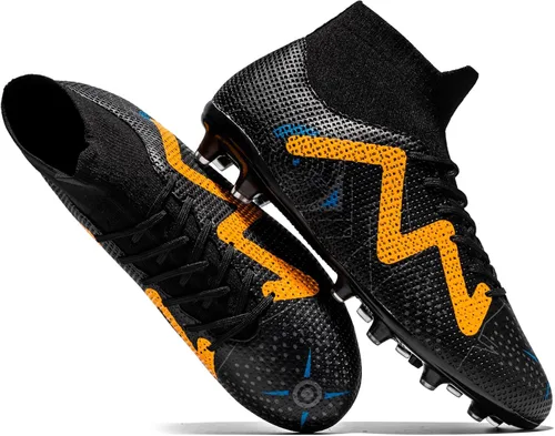 Vista 3 de Zapatos de fútbol profesionales para hombre, zapatos de fútbol de césped atléticos, para exteriores para niños grandes AGFG