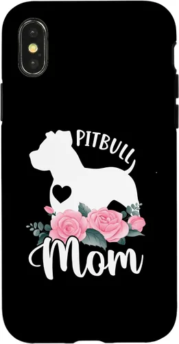 Vista 5 de Pitbull Mom Pitbulls Dog Cooler Saying Case for iPhone 17