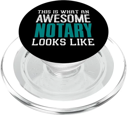 Vista 8 de Así es como se ve un notario impresionante Regalo divertido Notario PopSockets Standard PopGrip