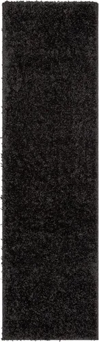 Vista 20 de 3Well Woven Elle Basics Emerson Shag Camino de pasillo, texturizado, azul oscuro, de 3 x 10, 2'7" x 9'6
