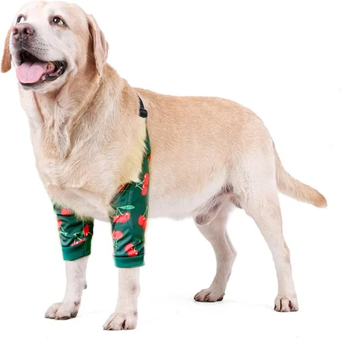 Vista 24 de Protector de codo para perro, coderas con almohadilla de malla para perros medianos y grandes para evitar lamer heridas (automóvil, 4XL)