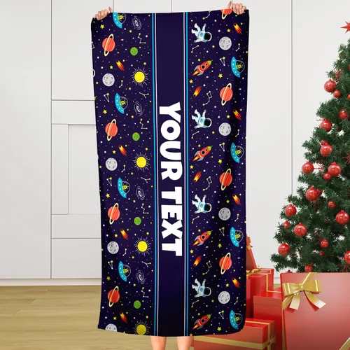 Vista 13 de Toalla de baño o playa personalizada para niños, mariposas, nombre/texto personalizado, secado rápido/absorbente para baño de niños, regalo
