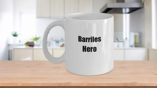 Vista 3 de EzGift Funny Barriles Hero Mug Musician Gift Instrument Player Gag Coffee Tea Cup 11 oz